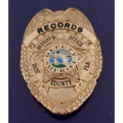 RECORDS Dade County Florida Sheriff's Office Mini RECORDS Dade County Florida Sheriff's Office Mini