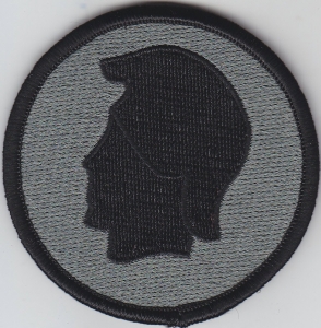 Hawaii National Guard ACU patch with hook fastener backing