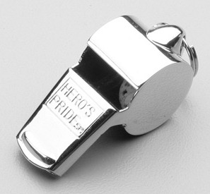 Whistle polished silver nickel finish