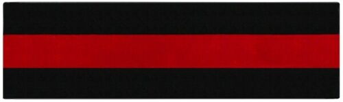 THIN RED LINE METAL Mourning Bar for embroidered or patch badge