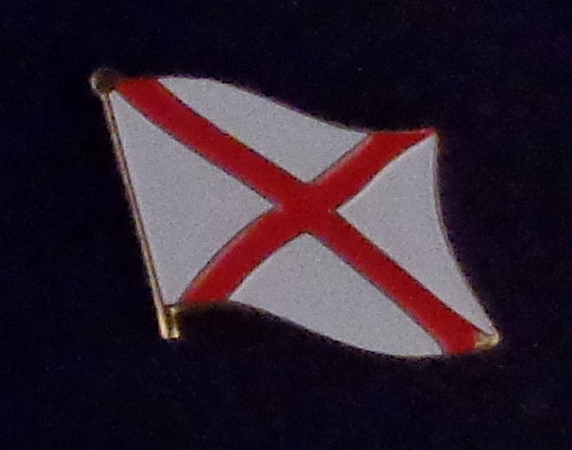 Alabama State Flag Lapel Pin