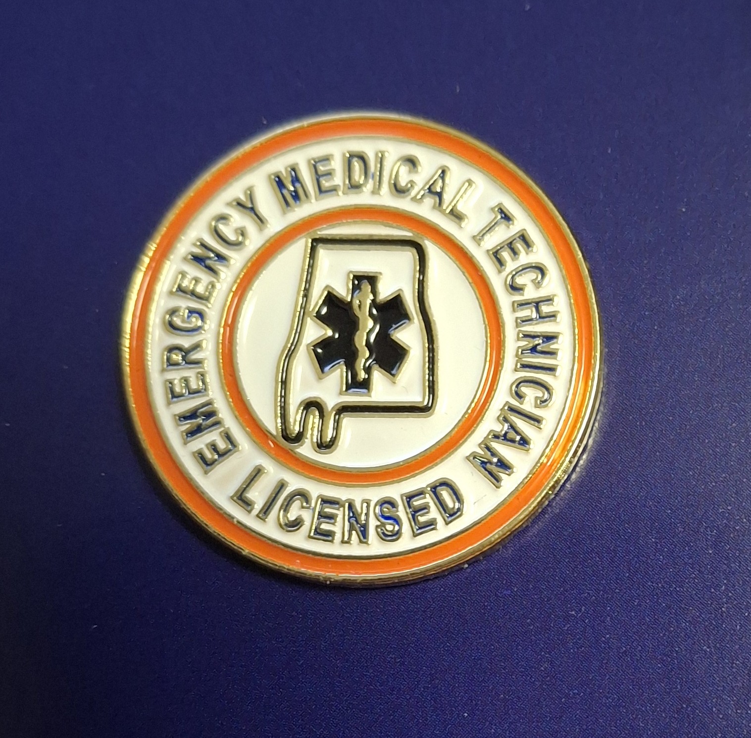 Alabama EMT Lapel Pin AL