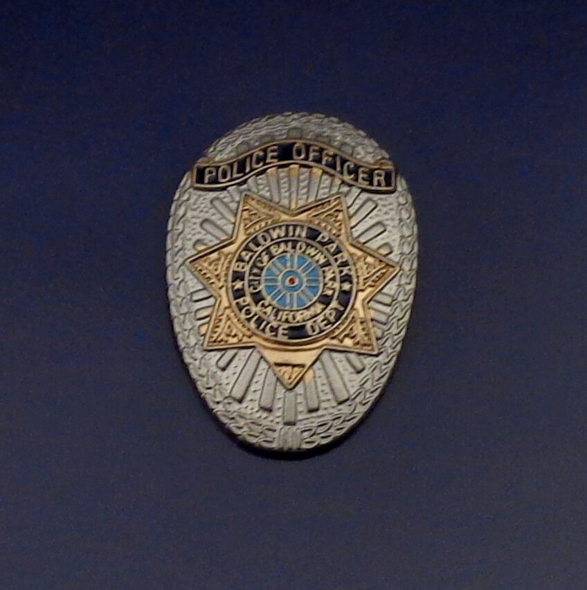 Baldwin Park CA California Police Officer Mini Badge Lapel Pin