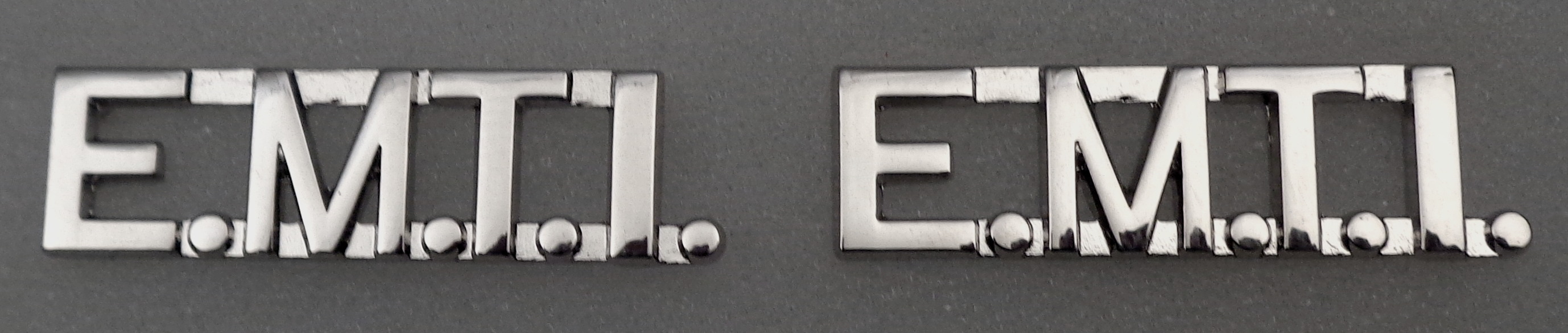 E.M.T.I. 3/8" Silver Collar Pins