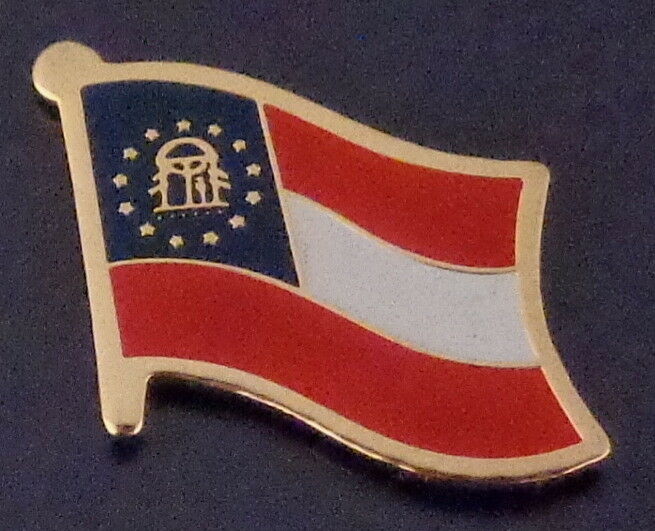 Georgia State Flag Lapel Pin