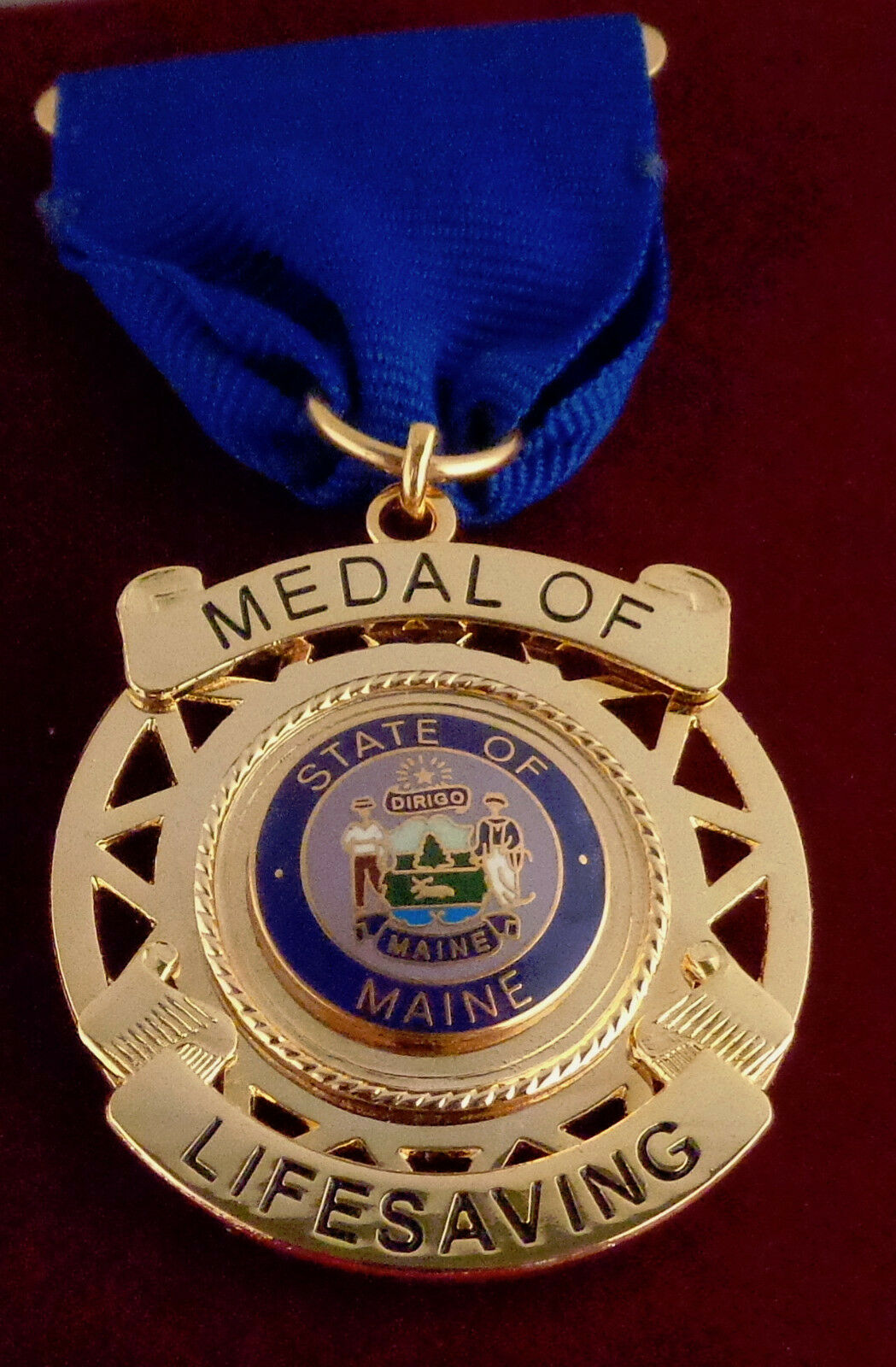 MEDAL OF LIFESAVING State of Maine ME Award