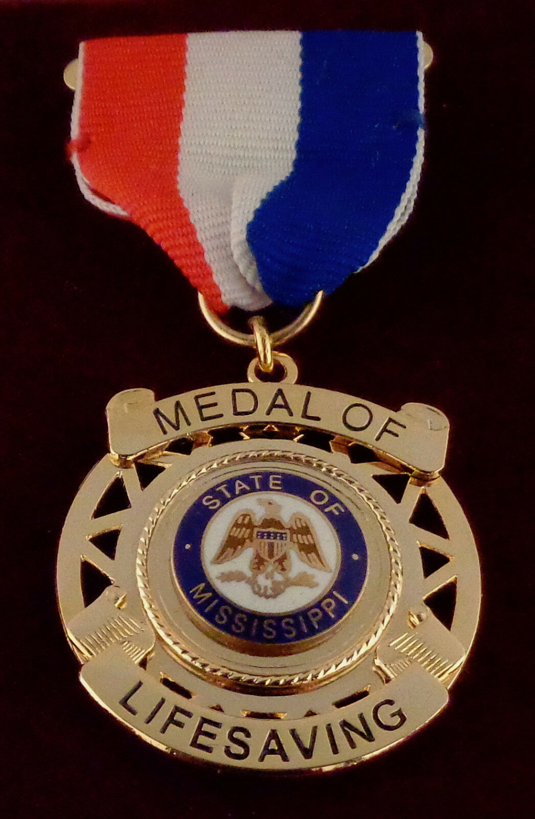MEDAL OF LIFESAVING State of Mississippi MS Award