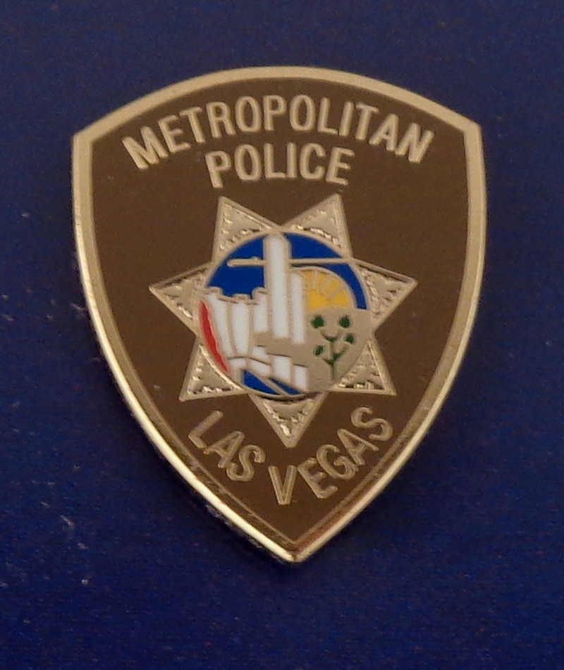 Las Vegas METROPOLITAN POLICE patch style Lapel Pin