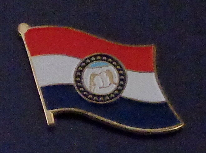 Missouri State Flag Lapel Pin