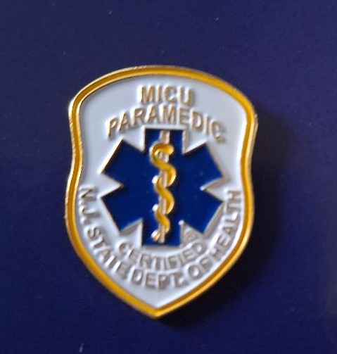 New Jersey MICU PARAMEDIC Lapel Pin