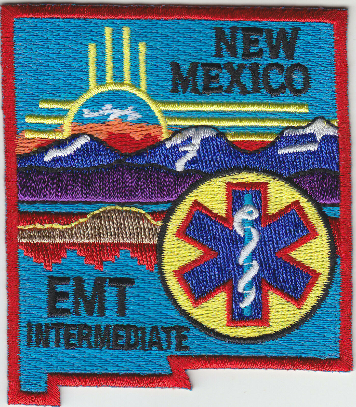 New Mexico EMT INTERMEDIATE shoulder patch