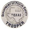 Texas Trooper Department of Public Safety mini badge lapel pin