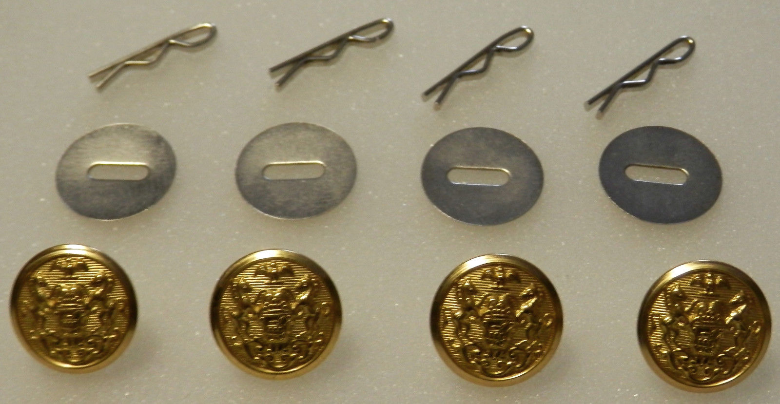 Pennsylvania state seal Small Gold Uniform Buttons