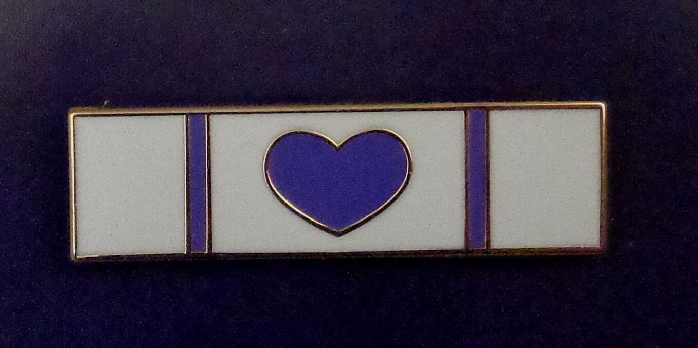 PURPLE HEART Uniform Award Commendation Bar