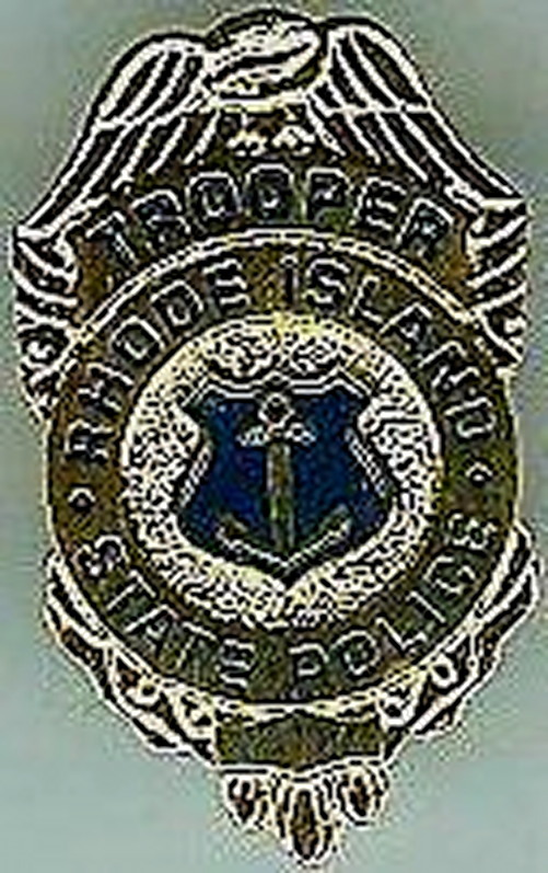 Rhode Island RI State Police TROOPER mini badge