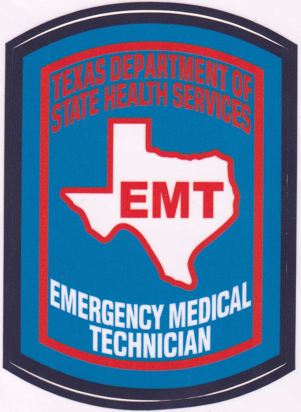 Texas EMT Emergency Medical Technician DECAL large