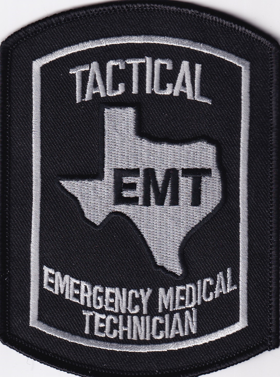 Texas TACTICAL EMT Emergency Medical Technician subdued shoulder patch