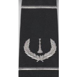 1 Bugle with WREATH Silver on Midnight Shoulder Boards
