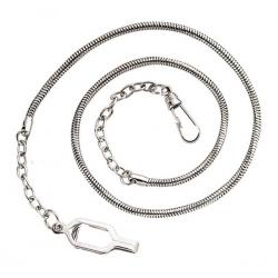 Whistle Chain Epaulet Style Silver