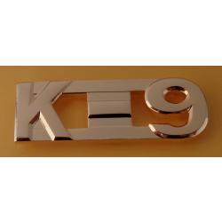 K-9 3/8 Polished Gold Metallic Finish Collar Pins