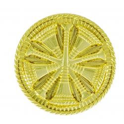 5 Bugles 15/16" Gold Discs Hero's Pride 4455G