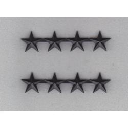 4 stars Black 5/8" Hero's Pride