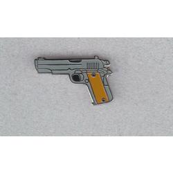 .45 cal. caliber Military Pistol Semi-Auto Semi-Automatic Handgun LAPEL PIN