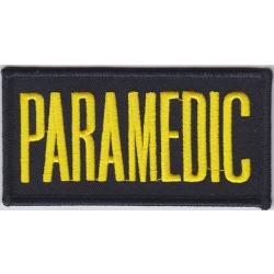PARAMEDIC 2X4 Medium Gold on Midnight Navy Front Panel Patch