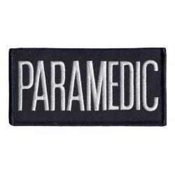 PARAMEDIC 2X4 White on Dark Navy Front Panel Patch