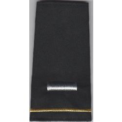 LIEUTENANT LT Silver-1 Gold Bar Shoulder Boards Black-Large