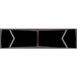 Private PVT E-2 ROTC Epaulet Shoulder Boards male size large