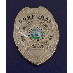 CORPORAL Dade County Sheriff's Office Mini Badge Lapel Pin CPL