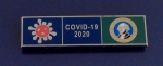 COVID-19 Washington State Flag 2020 Uniform SILVER Award Pin Commendation Bar WA