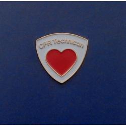 CPR TECHNICIAN lapel pin HEART