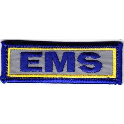 EMS Reflective Tab Hat Patch 3 X 1