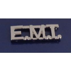 E.M.T. 3/8" Silver with periods Collar Pins