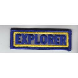 EXPLORER Reflective Tab Hat Patch 3X1