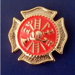 Fire Scramble Tie Tack Gold