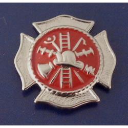 Fire Scramble Tie Tack Silver