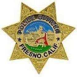 Fresno CA California Police Officer Mini Badge Lapel Pin
