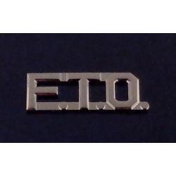 F.T.O. 1/2" polished silver uniform pin