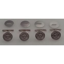 Hawaii state seal Silver Uniform Buttons Small
