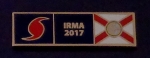 HURRICANE IRMA 2017 Florida GOLD Uniform pin