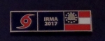 TROPICAL STORM IRMA 2017 Georgia Uniform Award/Commendation Bar pin GA flag