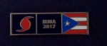 HURRICANE IRMA 2017 Puerto Rico Flag  Uniform Award/Commendation Bar pin