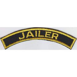 Jailer Rocker Patch medium gold on black