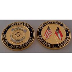 Jefferson Georgia Police Challenge Coin