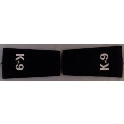 K-9 SILVER Dark Navy Epaulet Shoulder Boards USA MADE