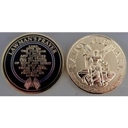 Lawman's Prayer Saint Michael Challenge Coin