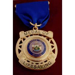 MEDAL OF LIFESAVING State of Maine ME Award